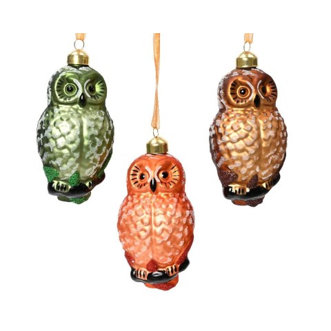 GUFO VETRO H.13.5 3 ASSORTITI